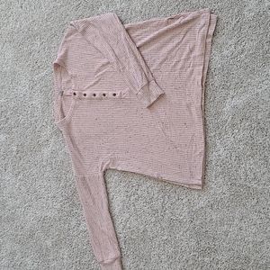 Old Navy tunic waffle knit shirt